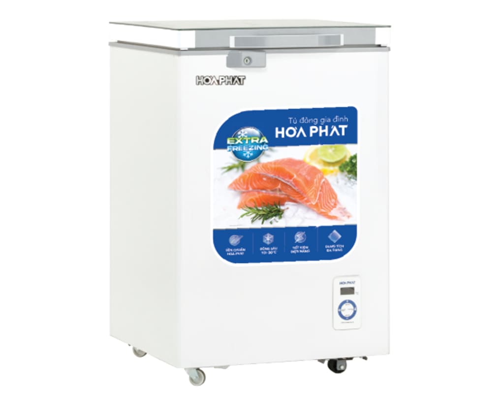 Tủ đông cánh kính Hòa Phát 107 Lít HPF AD6107.T1